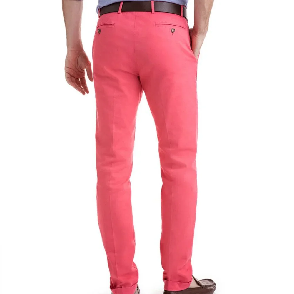 Vineyard Vines Men's Coral Pink Chinos